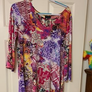 Knee length 3/4 sleeve dress